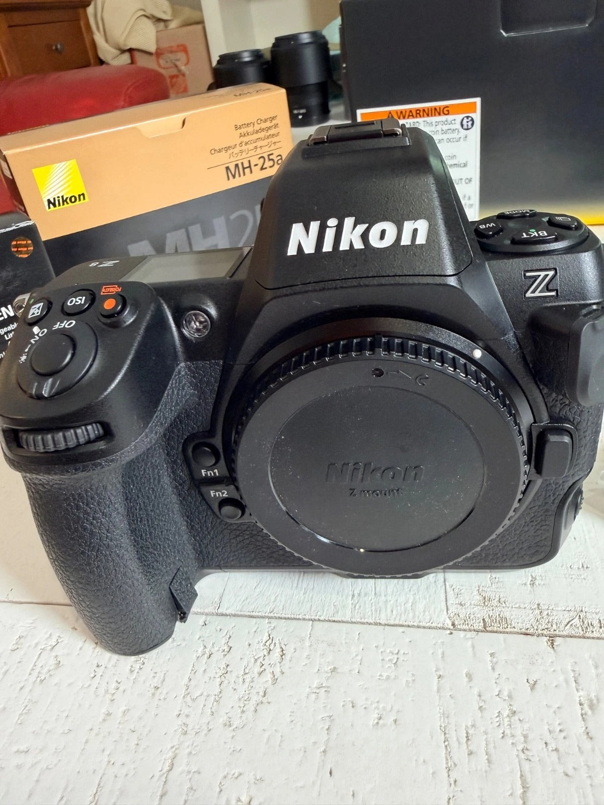 Nikon Z8 USA Body – 779 Shutter Count – Mint/Open Box – Boxed + Extra Battery