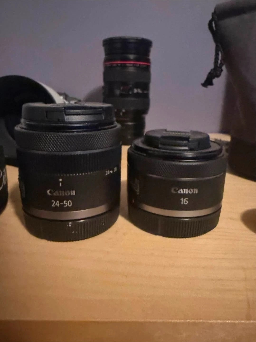 Canon R5 with several RF lenses, good condition
